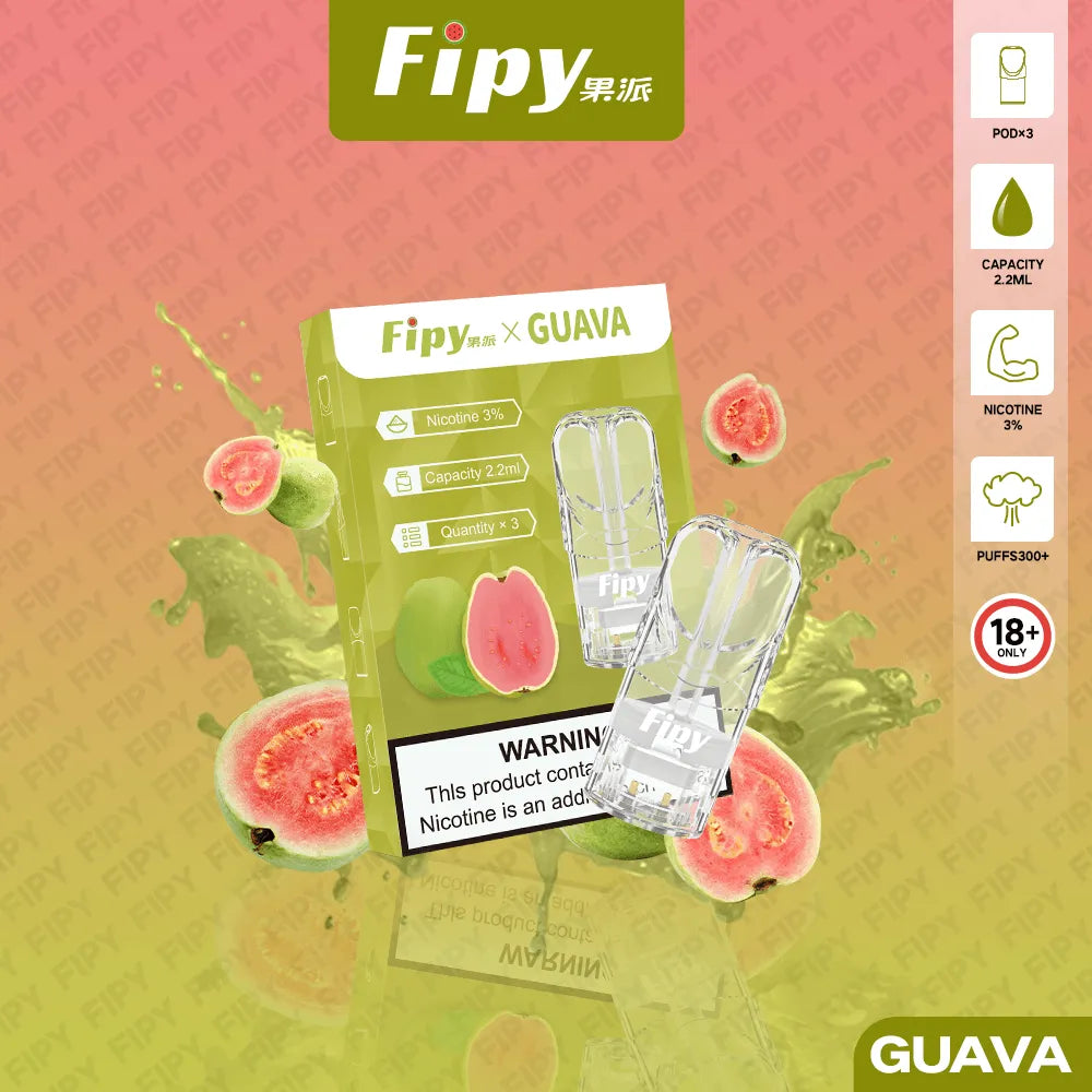 【18種口味】FIPY果派電子煙煙彈買3盒送一盒多種口味選擇一代霧化彈-適用一代主機