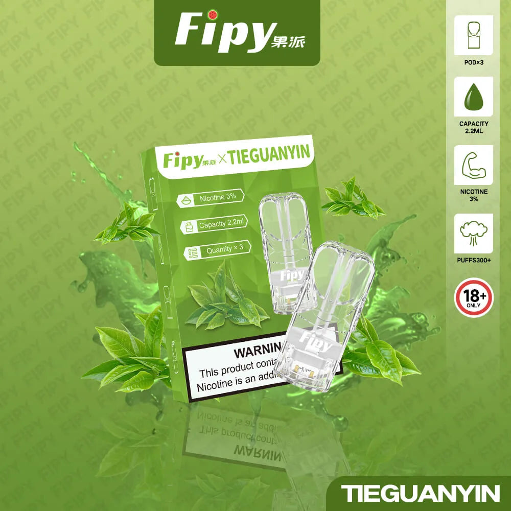 【18種口味】FIPY果派電子煙煙彈買3盒送一盒多種口味選擇一代霧化彈-適用一代主機
